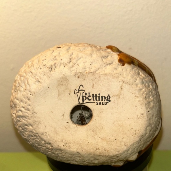 The Potting Shed Ceramic Frog On A Ceramic Stone Ornament - Picture 6 of 6